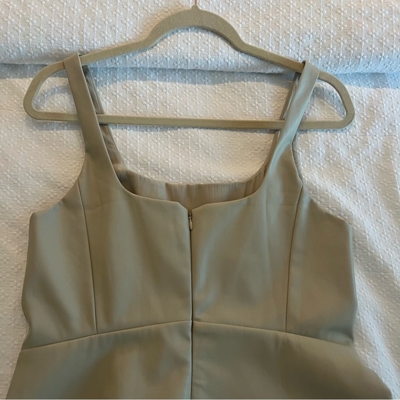 Proenza Schouler White Label Faux Leather Fitted Top - Size 2; Like New - Picture 6 of 13